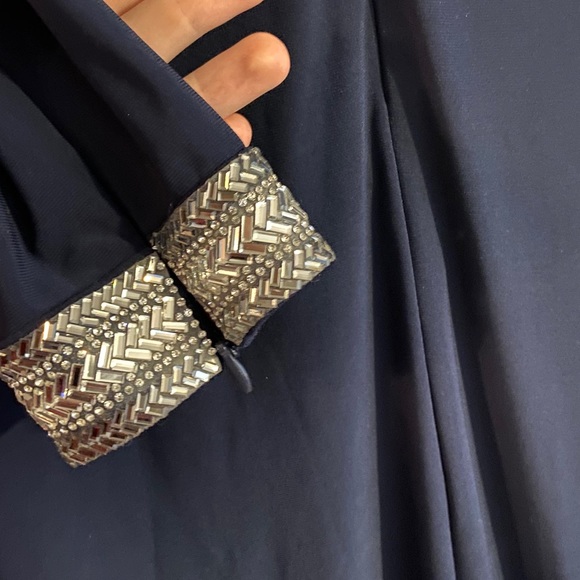 Navy Vince Camuto Mother of Bride Dress - Picture 6 of 10